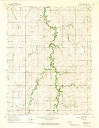 Abilene SW Kansas Historical topographic map, 1:24000 scale, 7.5 X 7.5 Minute, Year 1963