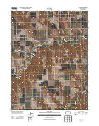 Achilles Kansas Historical topographic map, 1:24000 scale, 7.5 X 7.5 Minute, Year 2012