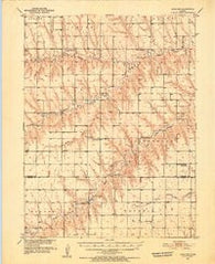 Achilles Kansas Historical topographic map, 1:62500 scale, 15 X 15 Minute, Year 1951
