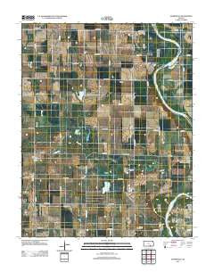 Adamsville Kansas Historical topographic map, 1:24000 scale, 7.5 X 7.5 Minute, Year 2012