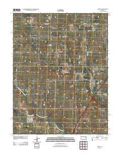 Admire Kansas Historical topographic map, 1:24000 scale, 7.5 X 7.5 Minute, Year 2012