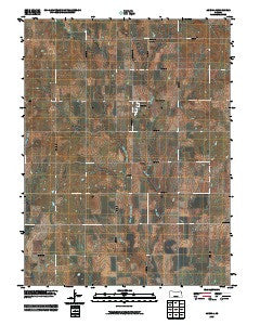 Agenda Kansas Historical topographic map, 1:24000 scale, 7.5 X 7.5 Minute, Year 2009