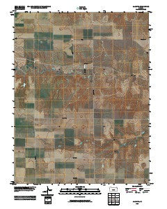 Alamota Kansas Historical topographic map, 1:24000 scale, 7.5 X 7.5 Minute, Year 2009
