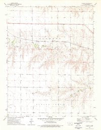 Alamota Kansas Historical topographic map, 1:24000 scale, 7.5 X 7.5 Minute, Year 1974