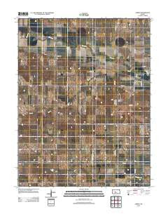 Albert Kansas Historical topographic map, 1:24000 scale, 7.5 X 7.5 Minute, Year 2012