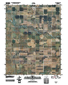 Alden Kansas Historical topographic map, 1:24000 scale, 7.5 X 7.5 Minute, Year 2009