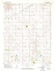 Alden SE Kansas Historical topographic map, 1:24000 scale, 7.5 X 7.5 Minute, Year 1971