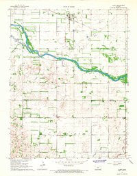 Alden Kansas Historical topographic map, 1:24000 scale, 7.5 X 7.5 Minute, Year 1967