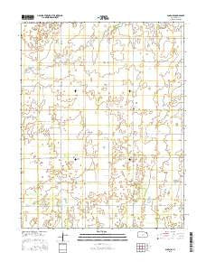 Alden SE Kansas Current topographic map, 1:24000 scale, 7.5 X 7.5 Minute, Year 2015