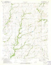 Aliceville Kansas Historical topographic map, 1:24000 scale, 7.5 X 7.5 Minute, Year 1971