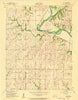 Alida Kansas Historical topographic map, 1:24000 scale, 7.5 X 7.5 Minute, Year 1955