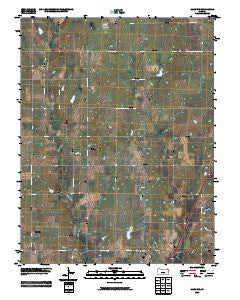 Allen SW Kansas Historical topographic map, 1:24000 scale, 7.5 X 7.5 Minute, Year 2009