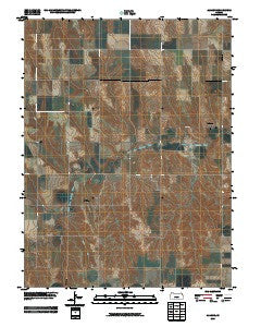 Allison Kansas Historical topographic map, 1:24000 scale, 7.5 X 7.5 Minute, Year 2009
