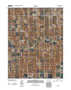 Allison Kansas Historical topographic map, 1:24000 scale, 7.5 X 7.5 Minute, Year 2012