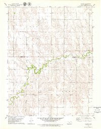 Allison Kansas Historical topographic map, 1:24000 scale, 7.5 X 7.5 Minute, Year 1978