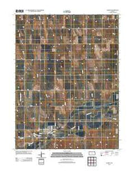 Almena Kansas Historical topographic map, 1:24000 scale, 7.5 X 7.5 Minute, Year 2012