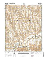 Almena Kansas Current topographic map, 1:24000 scale, 7.5 X 7.5 Minute, Year 2016