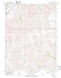 Almena SW Kansas Historical topographic map, 1:24000 scale, 7.5 X 7.5 Minute, Year 1978