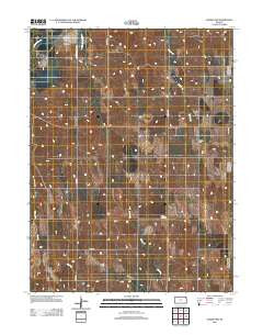 Almena SW Kansas Historical topographic map, 1:24000 scale, 7.5 X 7.5 Minute, Year 2012