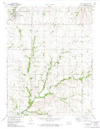 Alta Vista Kansas Historical topographic map, 1:24000 scale, 7.5 X 7.5 Minute, Year 1971