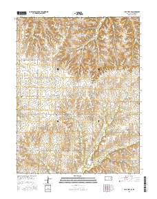 Alta Vista SE Kansas Current topographic map, 1:24000 scale, 7.5 X 7.5 Minute, Year 2015