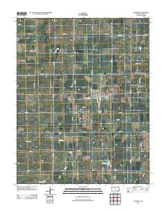 Altamont Kansas Historical topographic map, 1:24000 scale, 7.5 X 7.5 Minute, Year 2012
