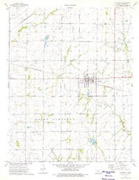 Altamont Kansas Historical topographic map, 1:24000 scale, 7.5 X 7.5 Minute, Year 1974