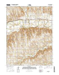 Alton Kansas Current topographic map, 1:24000 scale, 7.5 X 7.5 Minute, Year 2015