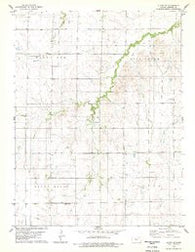 Alton SW Kansas Historical topographic map, 1:24000 scale, 7.5 X 7.5 Minute, Year 1978