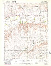 Alton Kansas Historical topographic map, 1:24000 scale, 7.5 X 7.5 Minute, Year 1953