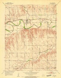 Alton Kansas Historical topographic map, 1:24000 scale, 7.5 X 7.5 Minute, Year 1953