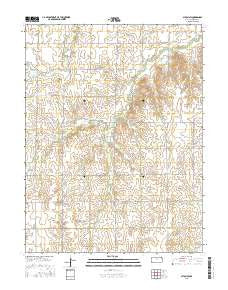 Alton SW Kansas Current topographic map, 1:24000 scale, 7.5 X 7.5 Minute, Year 2015
