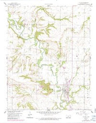 Altoona Kansas Historical topographic map, 1:24000 scale, 7.5 X 7.5 Minute, Year 1959