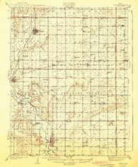Altoona Kansas Historical topographic map, 1:62500 scale, 15 X 15 Minute, Year 1943