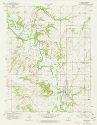 Altoona Kansas Historical topographic map, 1:24000 scale, 7.5 X 7.5 Minute, Year 1959