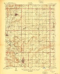 Altoona Kansas Historical topographic map, 1:48000 scale, 15 X 15 Minute, Year 1939