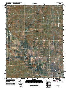 Americus Kansas Historical topographic map, 1:24000 scale, 7.5 X 7.5 Minute, Year 2009