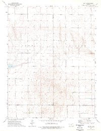 Amy SW Kansas Historical topographic map, 1:24000 scale, 7.5 X 7.5 Minute, Year 1974