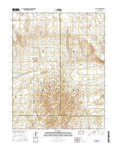 Amy SW Kansas Current topographic map, 1:24000 scale, 7.5 X 7.5 Minute, Year 2015