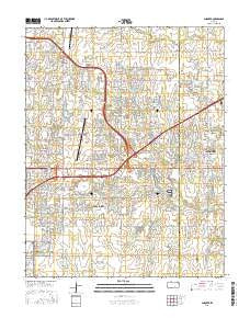 Andover Kansas Current topographic map, 1:24000 scale, 7.5 X 7.5 Minute, Year 2015
