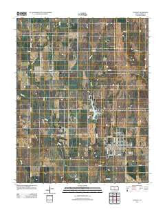 Anthony Kansas Historical topographic map, 1:24000 scale, 7.5 X 7.5 Minute, Year 2012