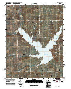 Antioch Kansas Historical topographic map, 1:24000 scale, 7.5 X 7.5 Minute, Year 2010
