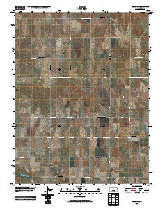 Antonino Kansas Historical topographic map, 1:24000 scale, 7.5 X 7.5 Minute, Year 2009