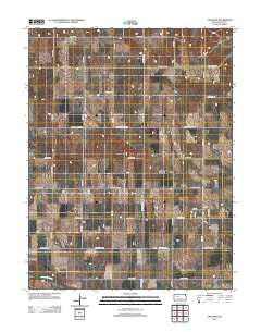 Antonino Kansas Historical topographic map, 1:24000 scale, 7.5 X 7.5 Minute, Year 2012