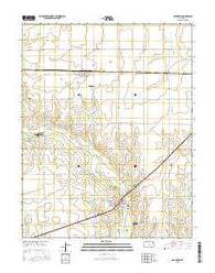 Arlington Kansas Current topographic map, 1:24000 scale, 7.5 X 7.5 Minute, Year 2015