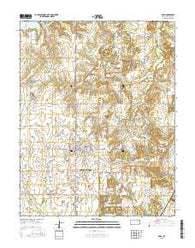 Arma Kansas Current topographic map, 1:24000 scale, 7.5 X 7.5 Minute, Year 2015