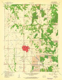 Arma Kansas Historical topographic map, 1:24000 scale, 7.5 X 7.5 Minute, Year 1959