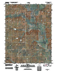 Arrington Kansas Historical topographic map, 1:24000 scale, 7.5 X 7.5 Minute, Year 2009
