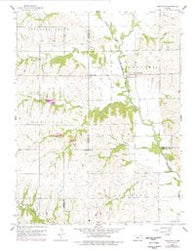 Arrington Kansas Historical topographic map, 1:24000 scale, 7.5 X 7.5 Minute, Year 1960