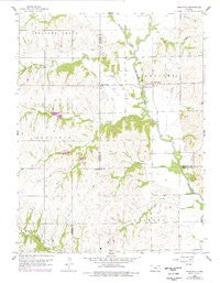 Arrington Kansas Historical topographic map, 1:24000 scale, 7.5 X 7.5 Minute, Year 1960